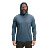 CONNEC HOODIE LT DRAFT II - STEEL BLUE