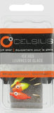 Celsius Moon Glitter/Tailles assorties Lot de 5 leurres de pêche ice jigs