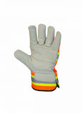Jackfield GANTS DE TRAVAIL EN CUIR HAUTE VISIBILITÉ