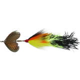 Judd Poisson nageur Musky inline avec poil de chevreuil et silicone